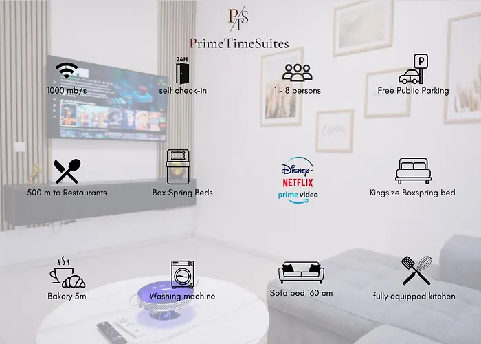 Primetime Fuer 8+kueche/wifi Apartman